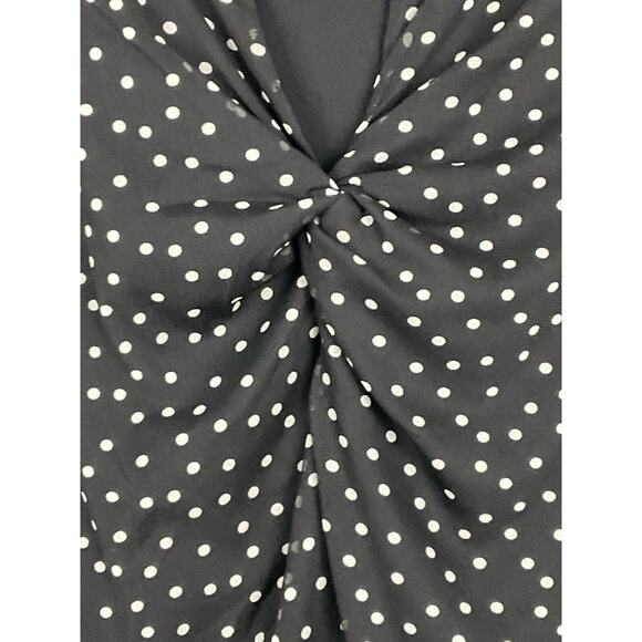 INC Concepts Black White Polka Dot Pullover 3/4 Sleeve Blouse Shirt Top 2X NWT - Picture 5 of 10